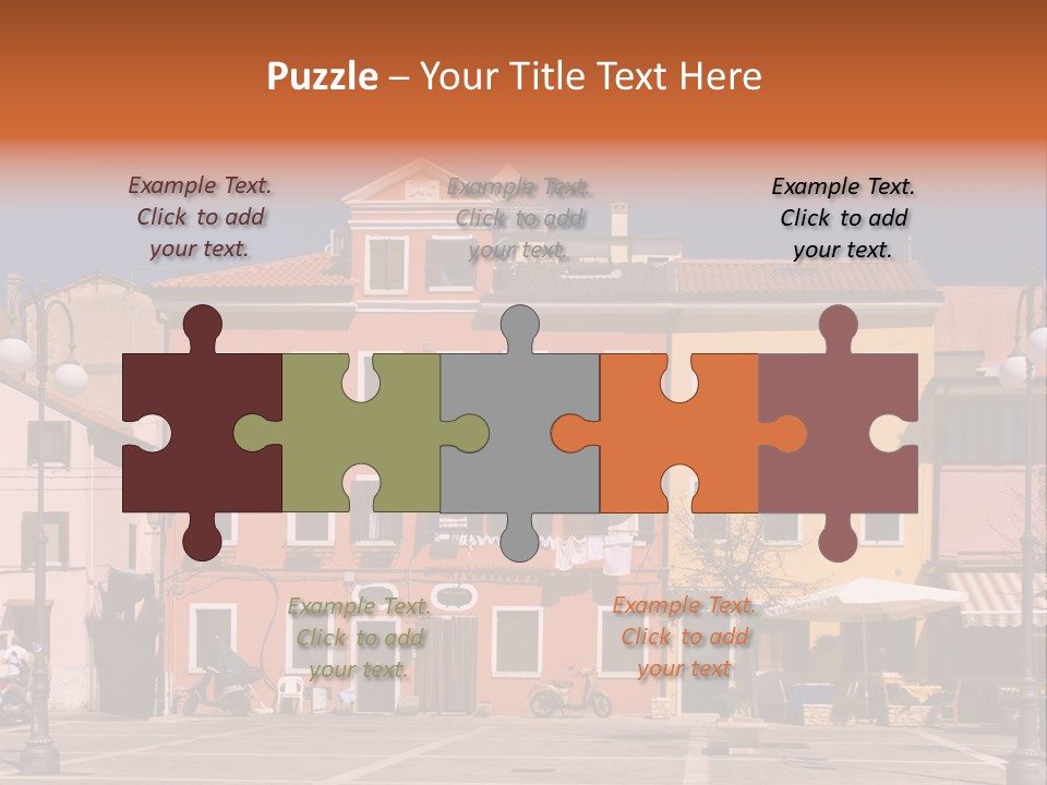 Houses In Italy PowerPoint Template