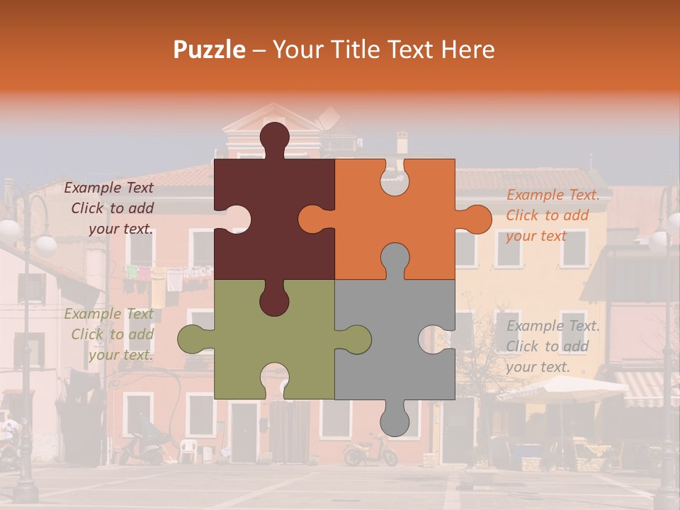 Houses In Italy PowerPoint Template