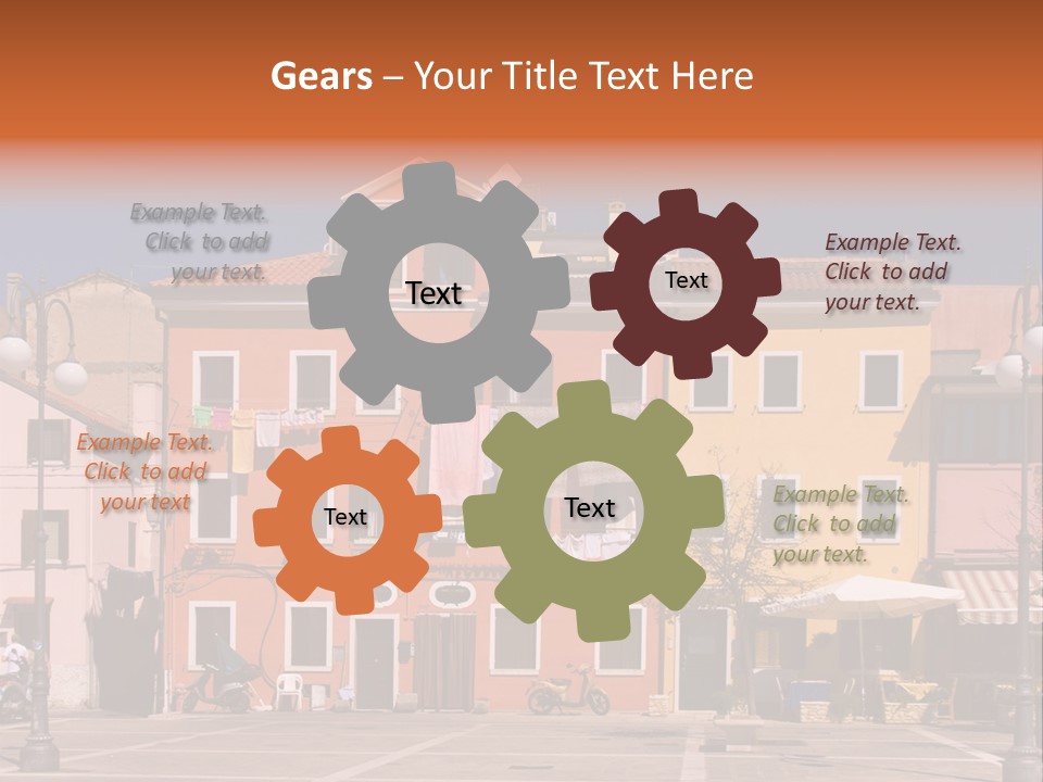 Houses In Italy PowerPoint Template