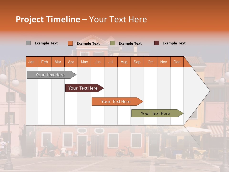 Houses In Italy PowerPoint Template