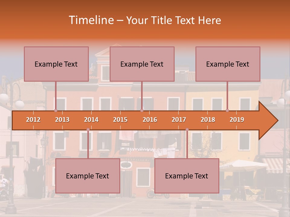 Houses In Italy PowerPoint Template
