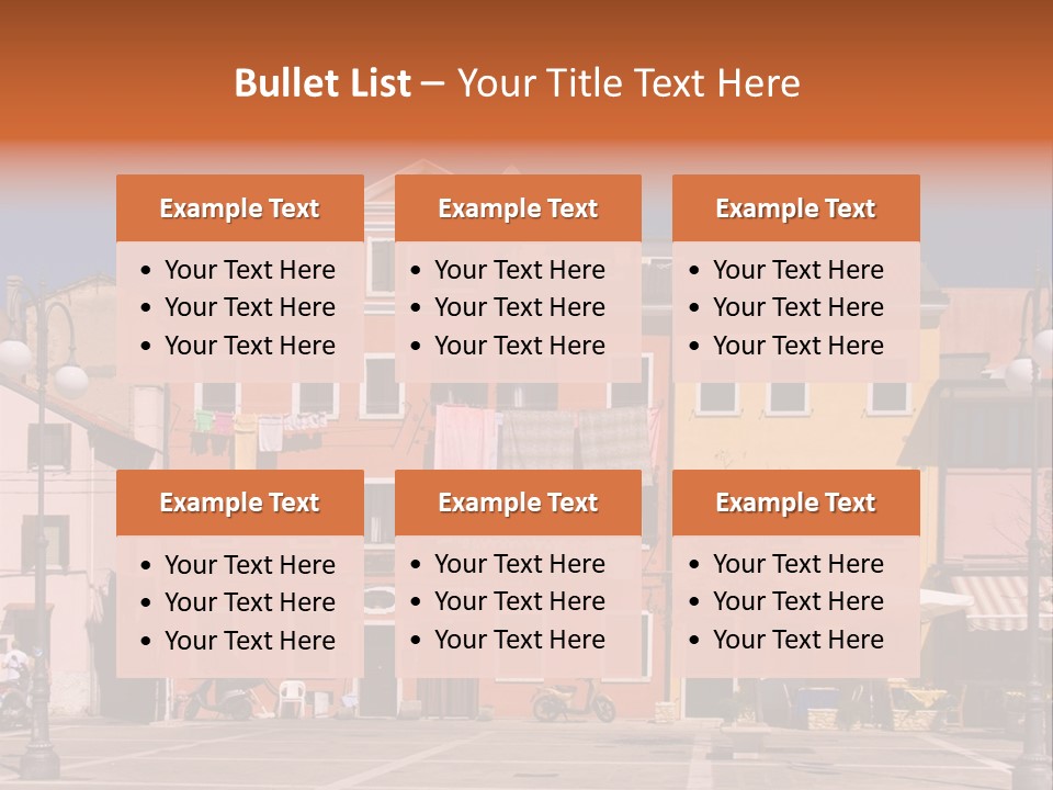 Houses In Italy PowerPoint Template