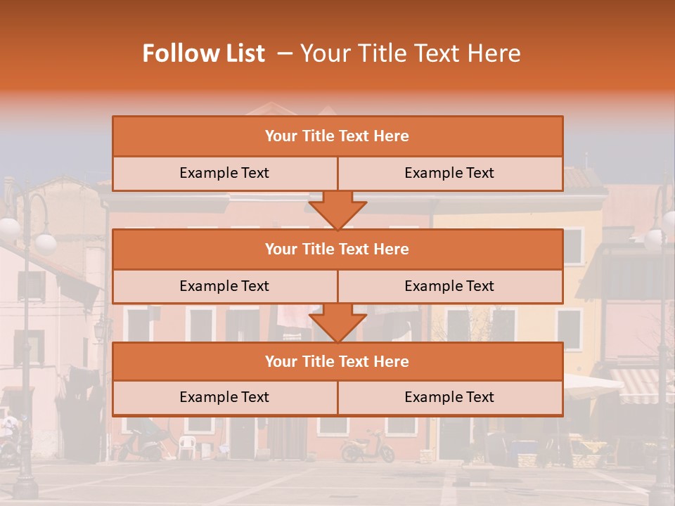 Houses In Italy PowerPoint Template