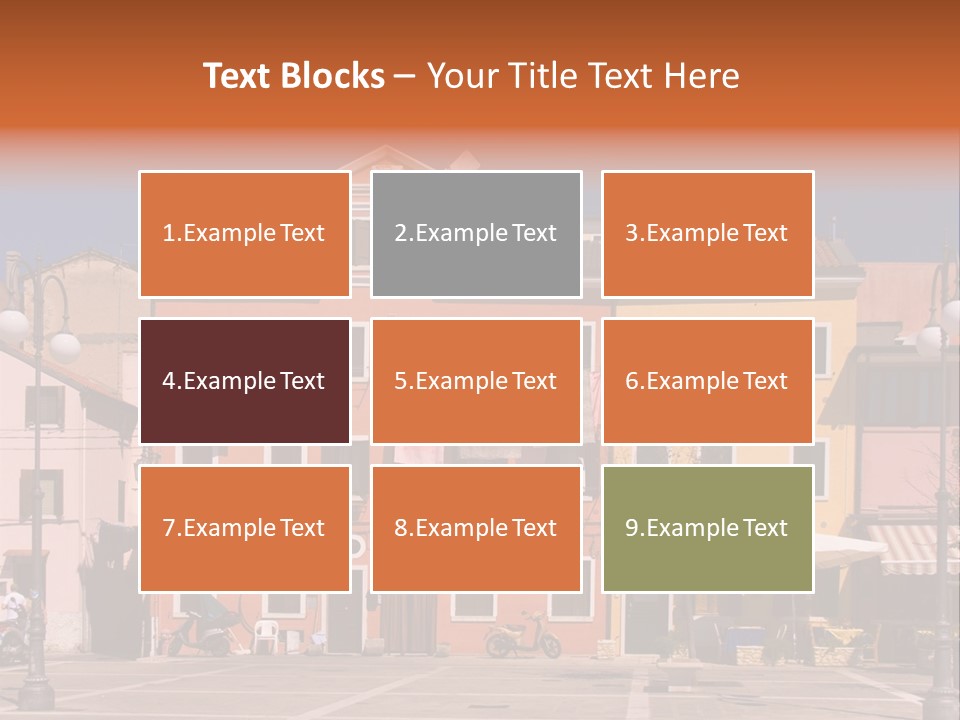 Houses In Italy PowerPoint Template