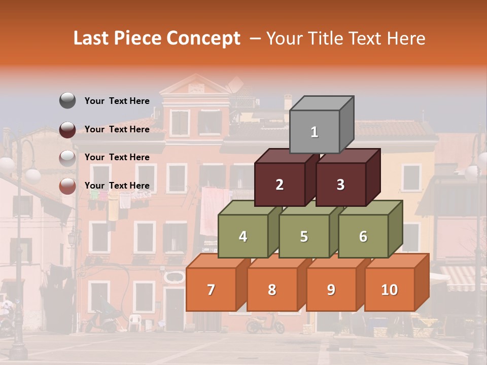 Houses In Italy PowerPoint Template