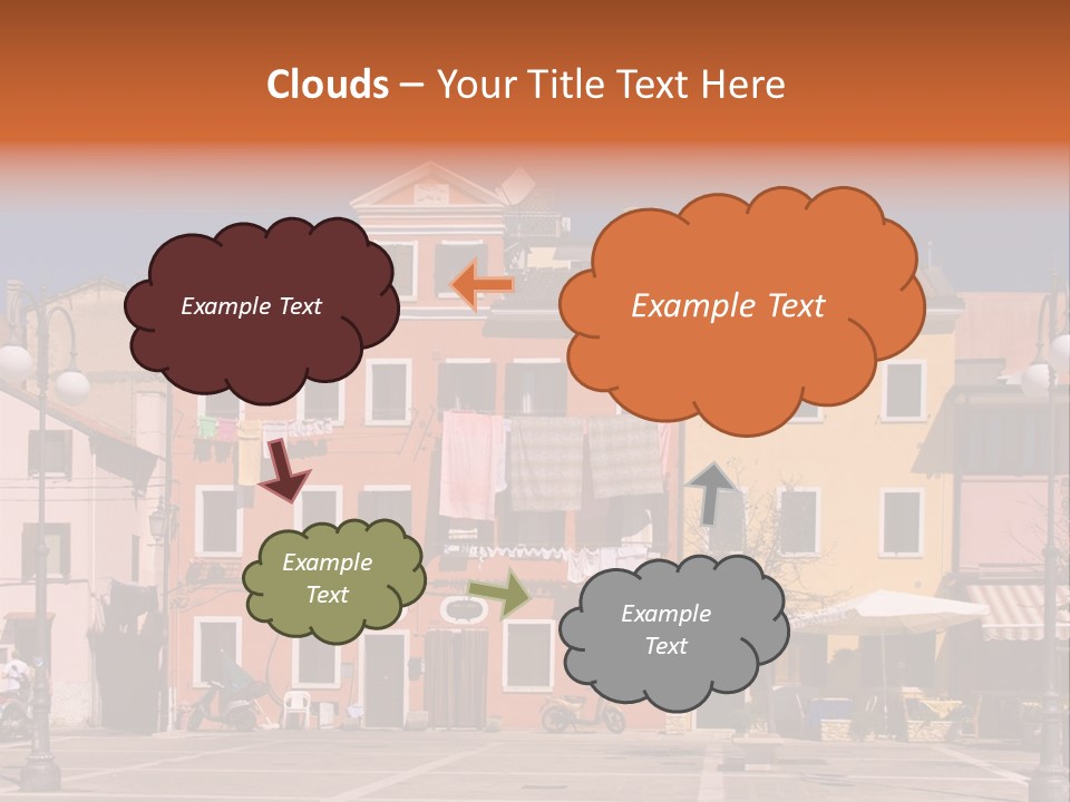 Houses In Italy PowerPoint Template