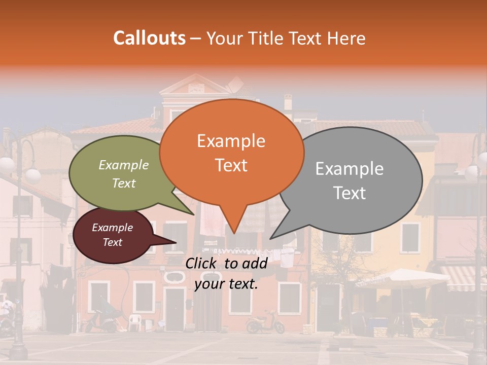 Houses In Italy PowerPoint Template