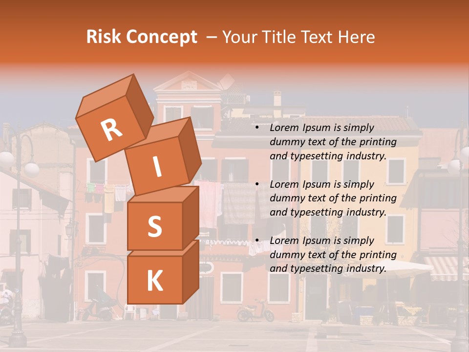 Houses In Italy PowerPoint Template