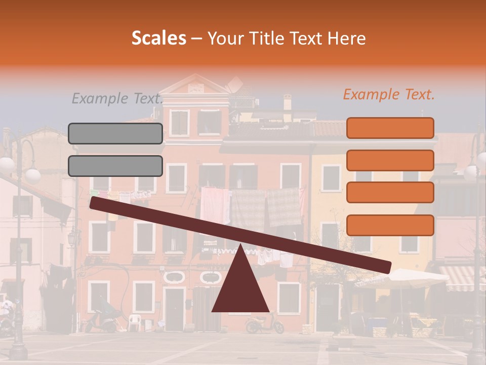 Houses In Italy PowerPoint Template