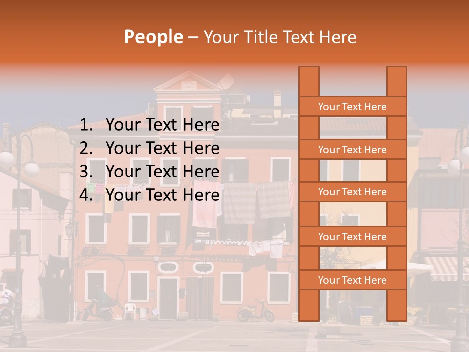 Houses In Italy PowerPoint Template