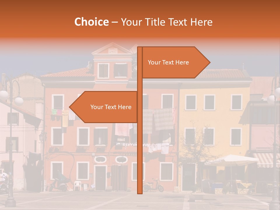 Houses In Italy PowerPoint Template