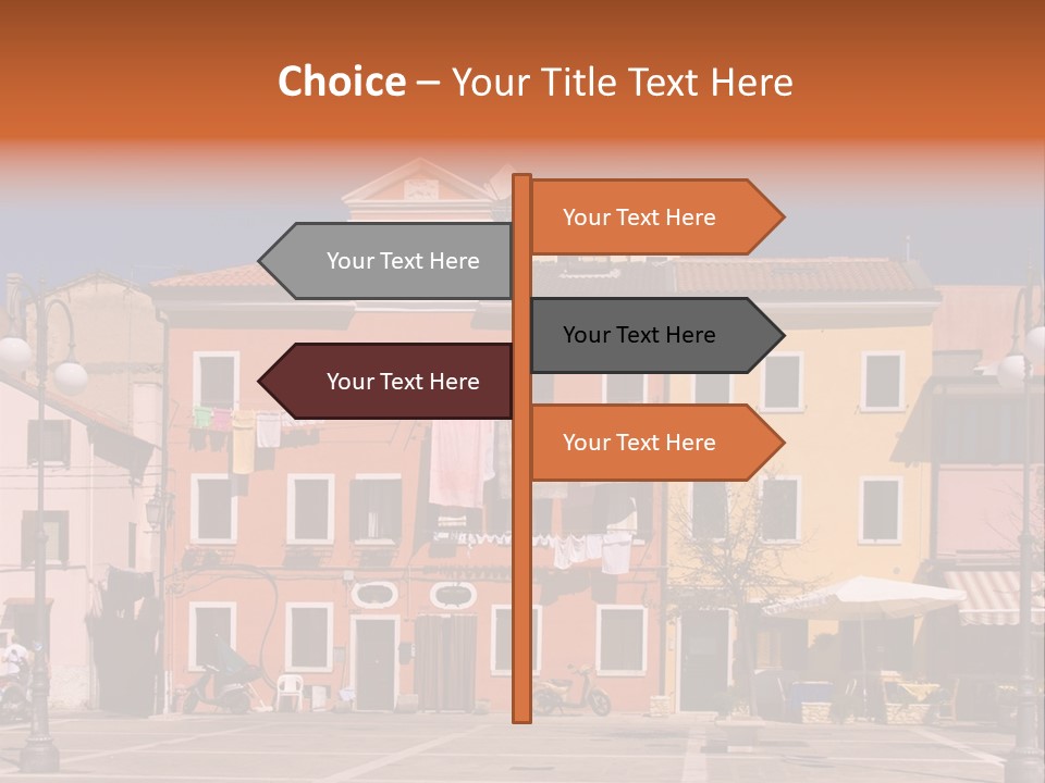 Houses In Italy PowerPoint Template