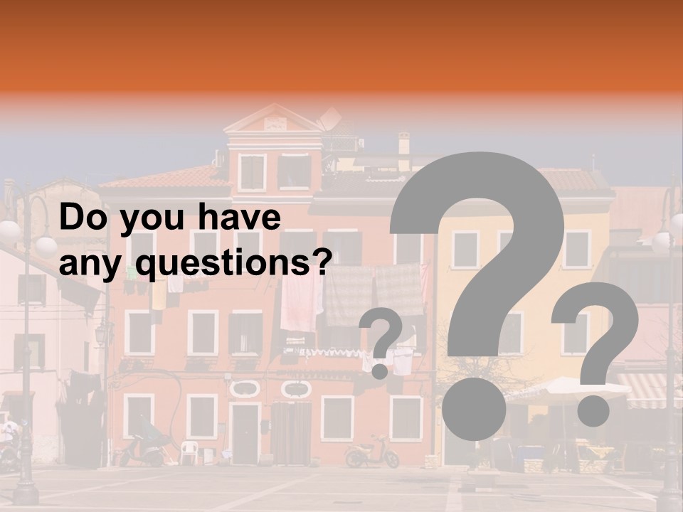 Houses In Italy PowerPoint Template