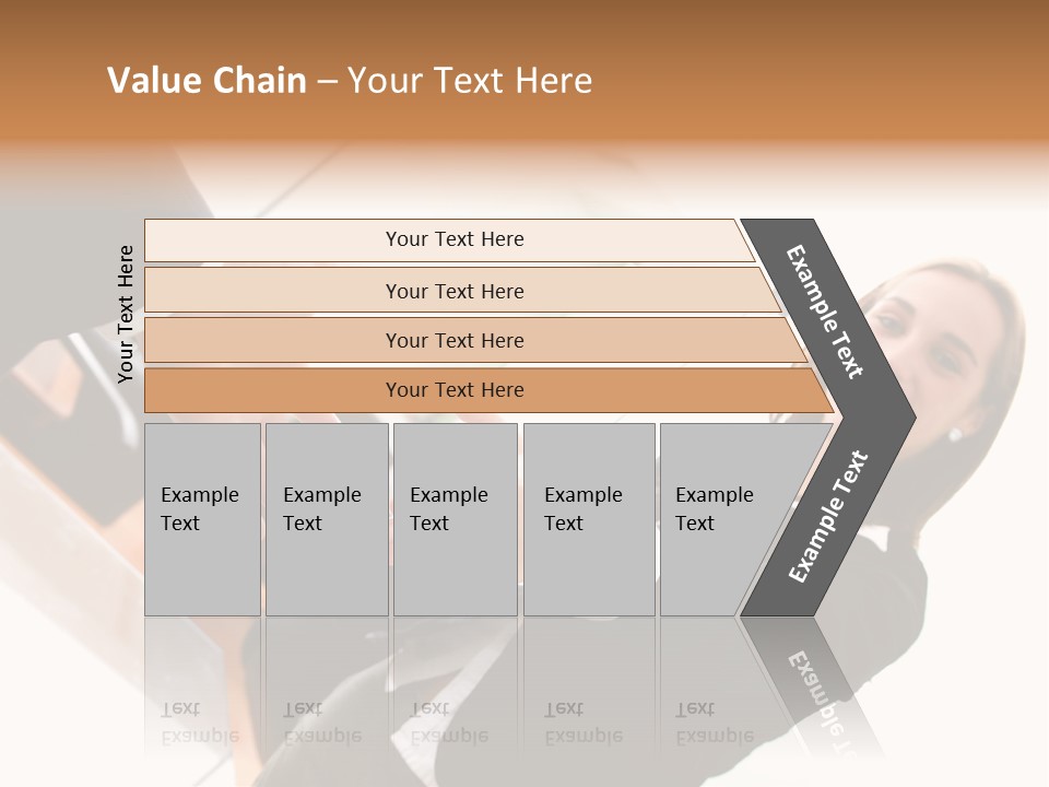 Business Deal In An Office - Focus Is On The Hands PowerPoint Template