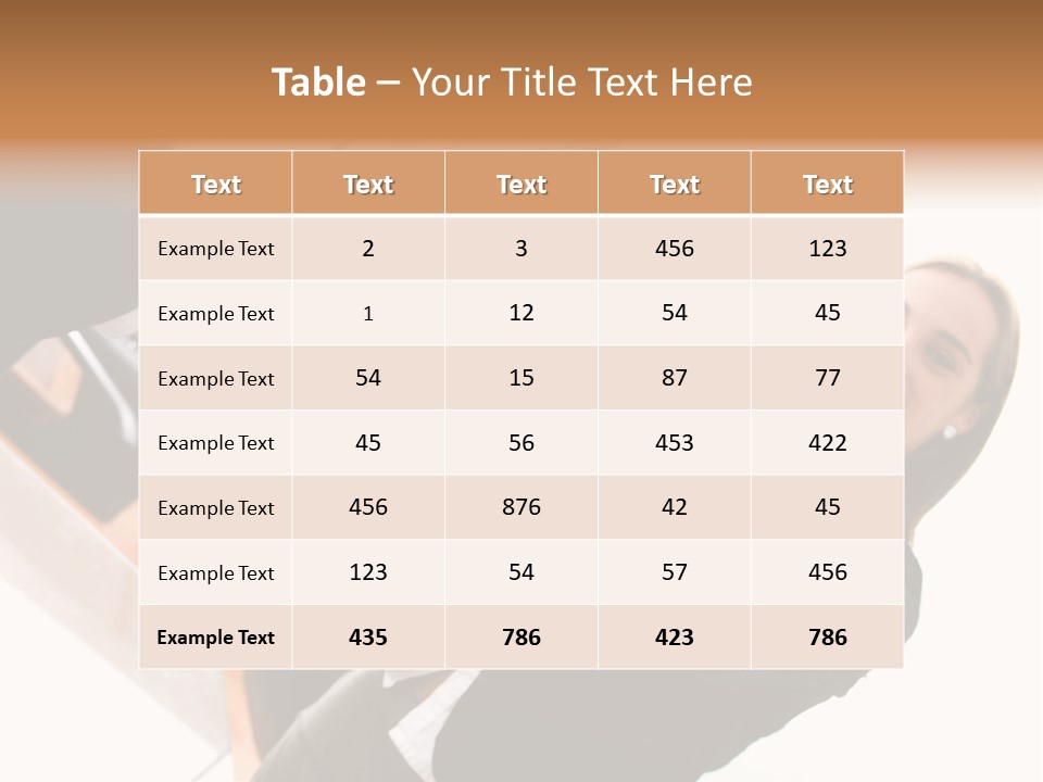 Business Deal In An Office - Focus Is On The Hands PowerPoint Template