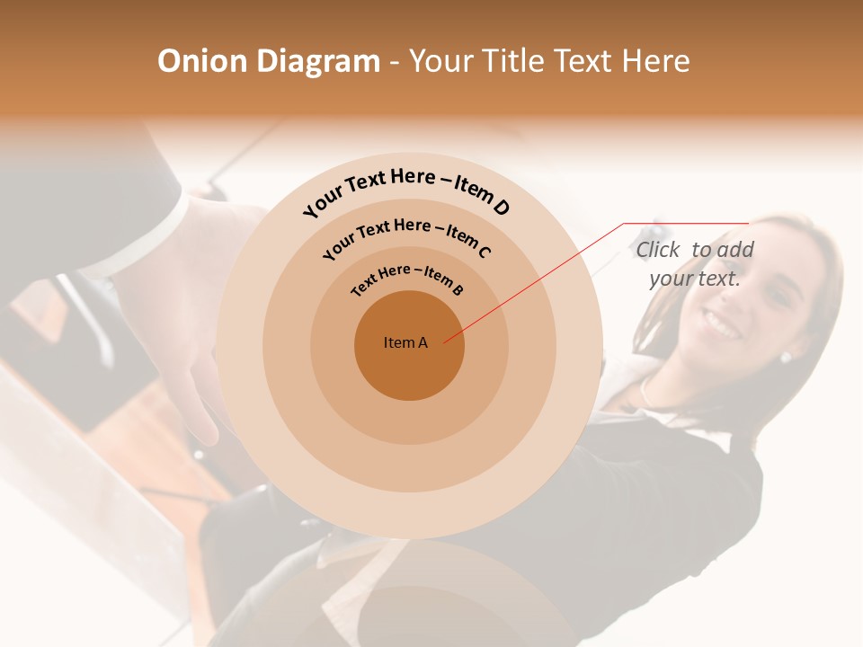 Business Deal In An Office - Focus Is On The Hands PowerPoint Template