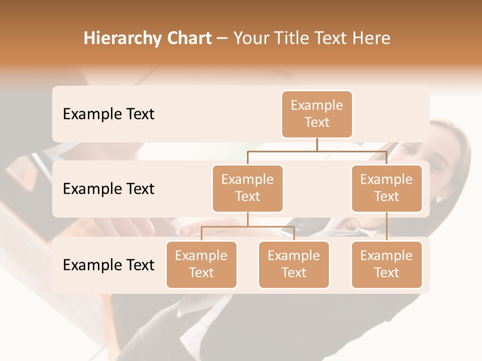 Business Deal In An Office - Focus Is On The Hands PowerPoint Template