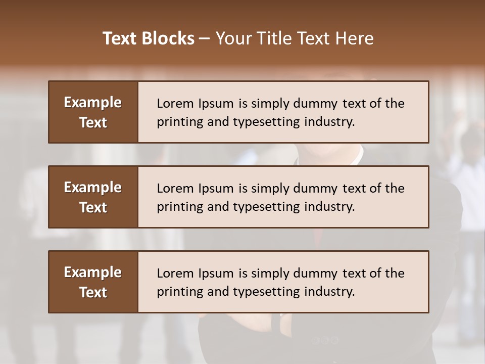 Good Looking Asian Business Man Standing With Arms Folded. PowerPoint Template