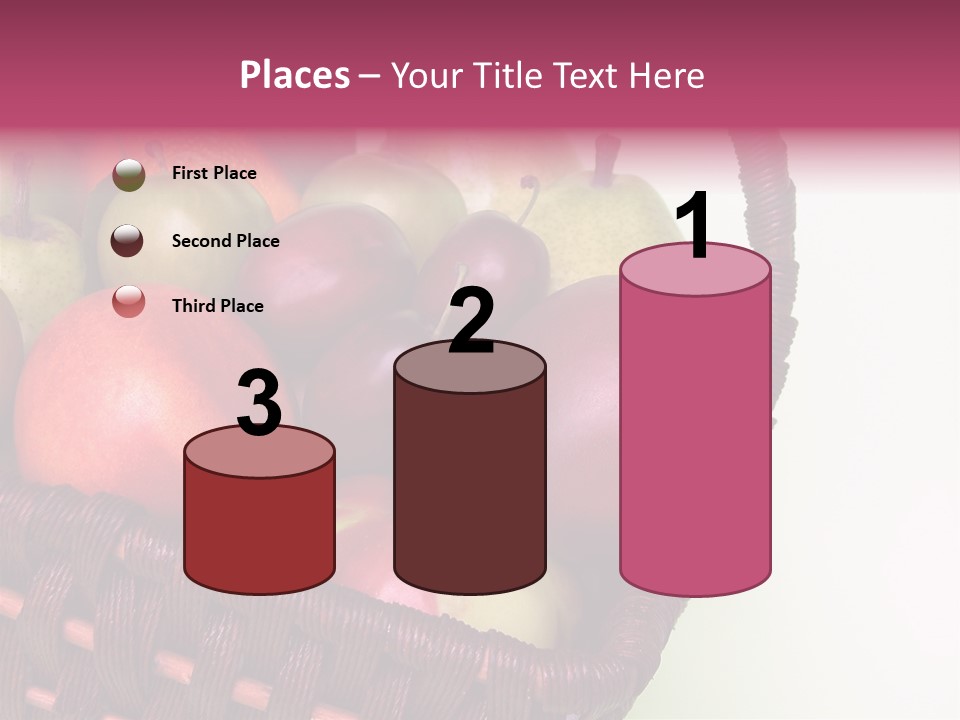 Fruits In Basket PowerPoint Template