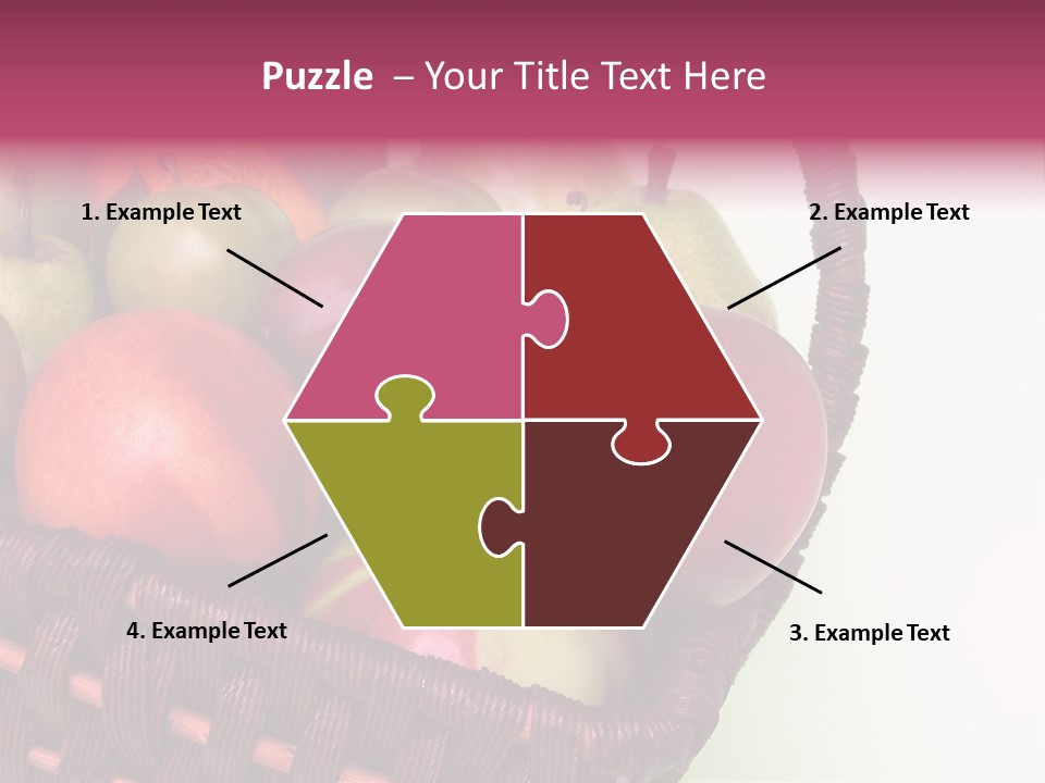 Fruits In Basket PowerPoint Template