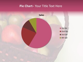 Fruits In Basket PowerPoint Template