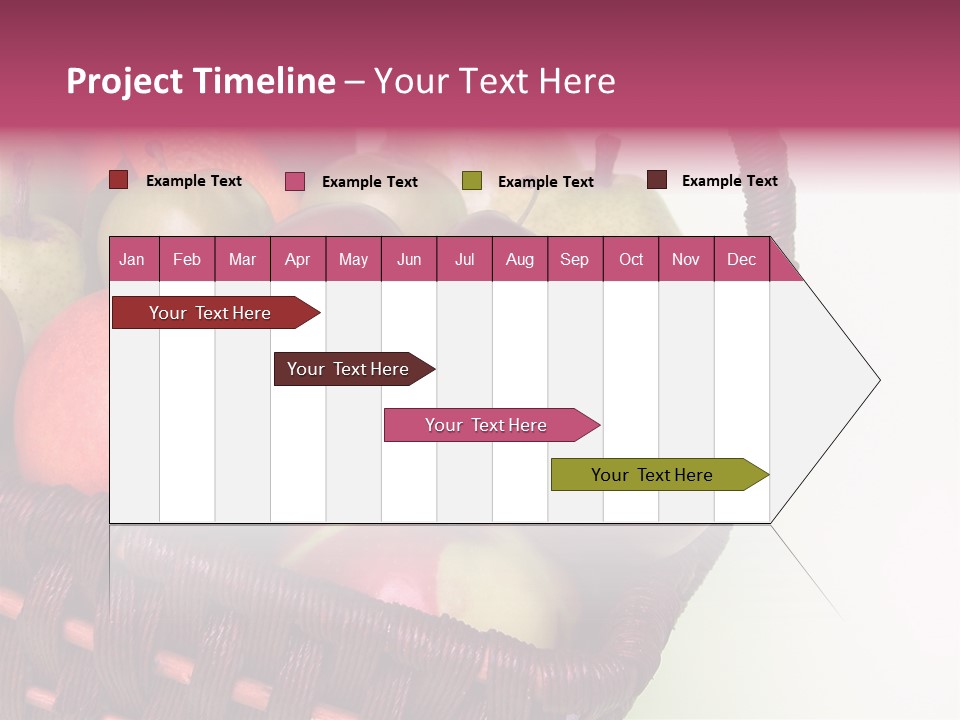Fruits In Basket PowerPoint Template