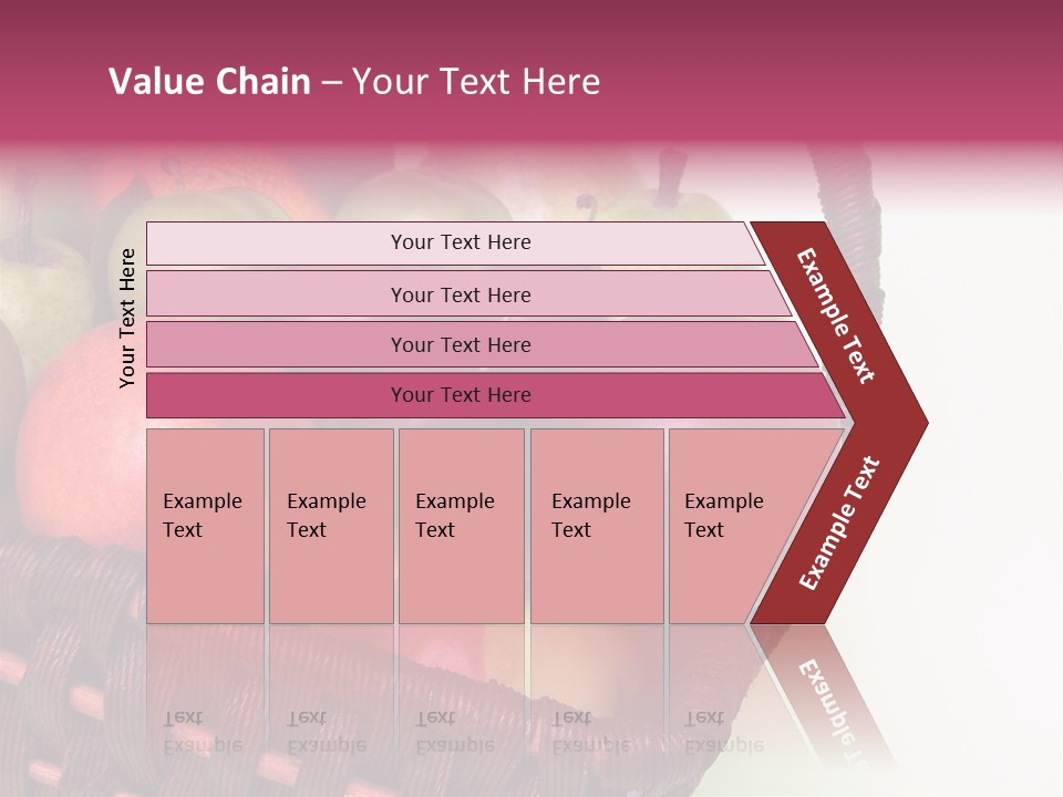 Fruits In Basket PowerPoint Template