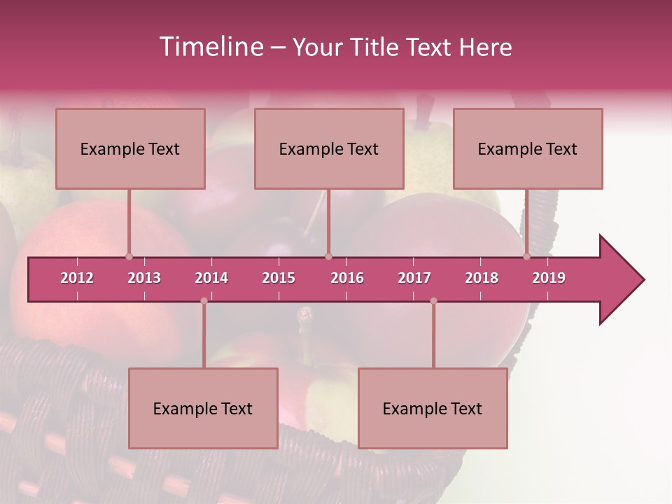 Fruits In Basket PowerPoint Template