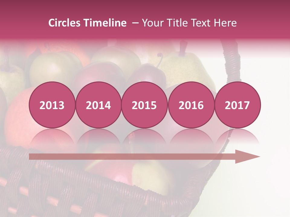 Fruits In Basket PowerPoint Template