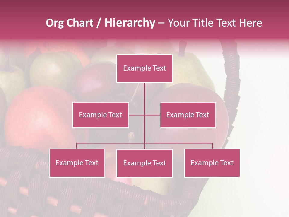 Fruits In Basket PowerPoint Template