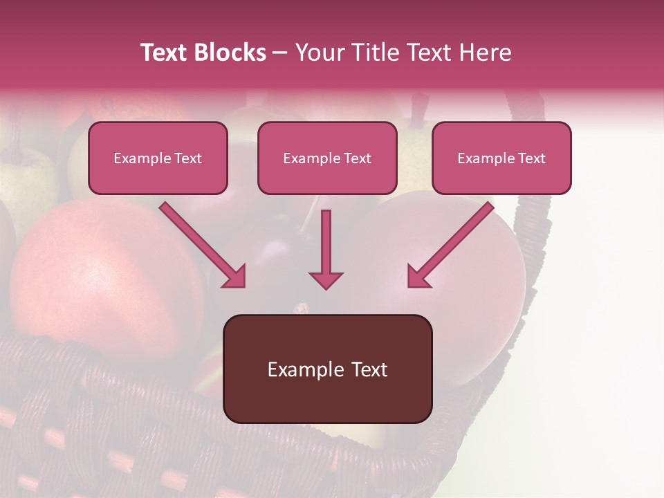Fruits In Basket PowerPoint Template