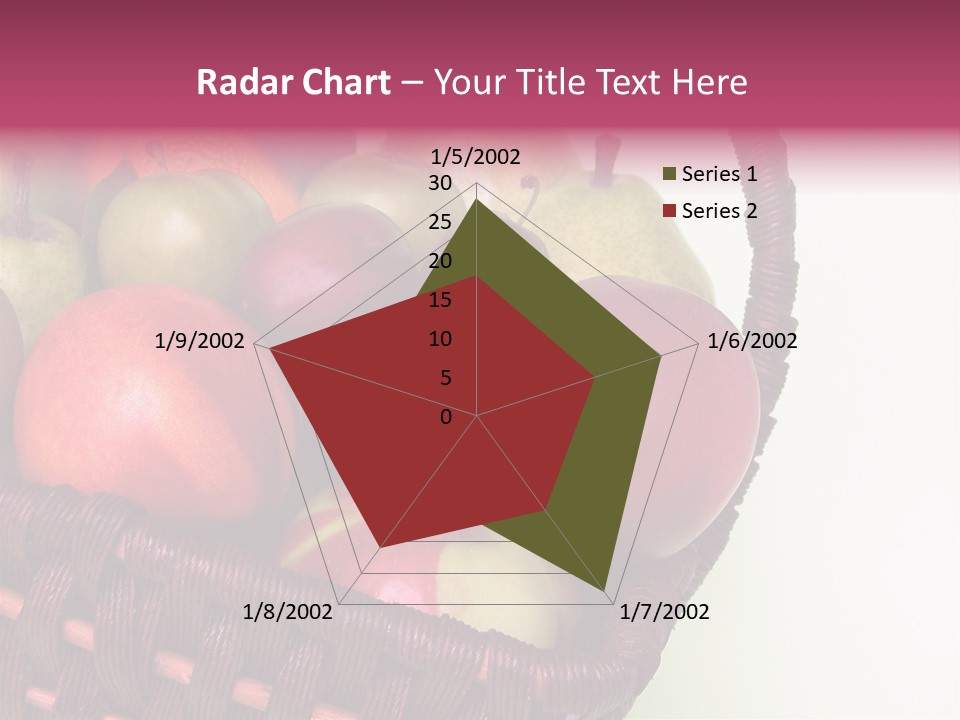 Fruits In Basket PowerPoint Template