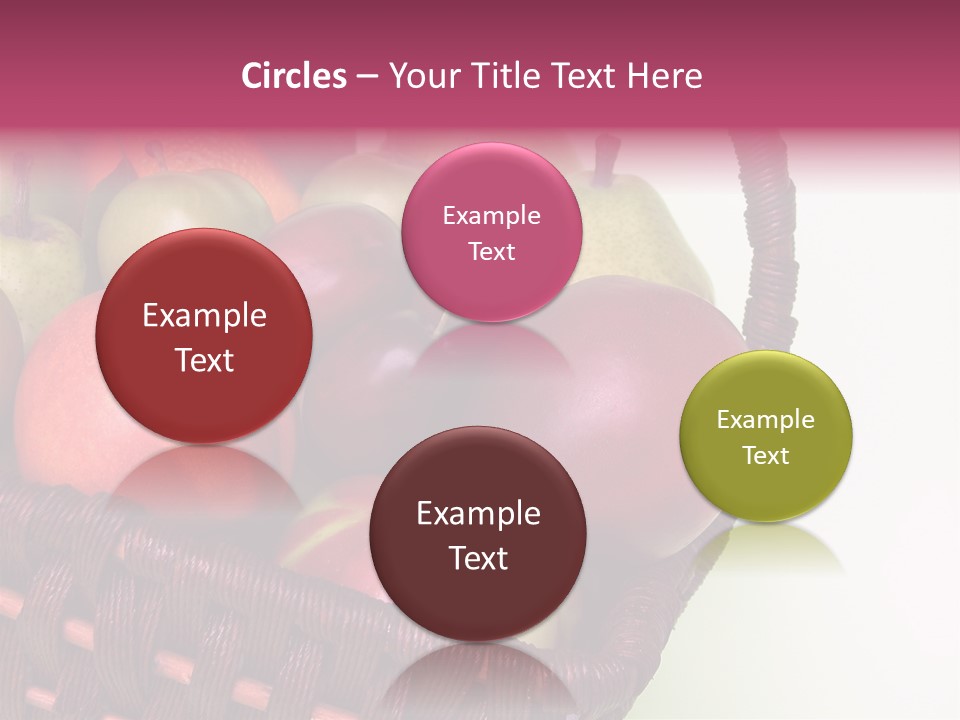 Fruits In Basket PowerPoint Template