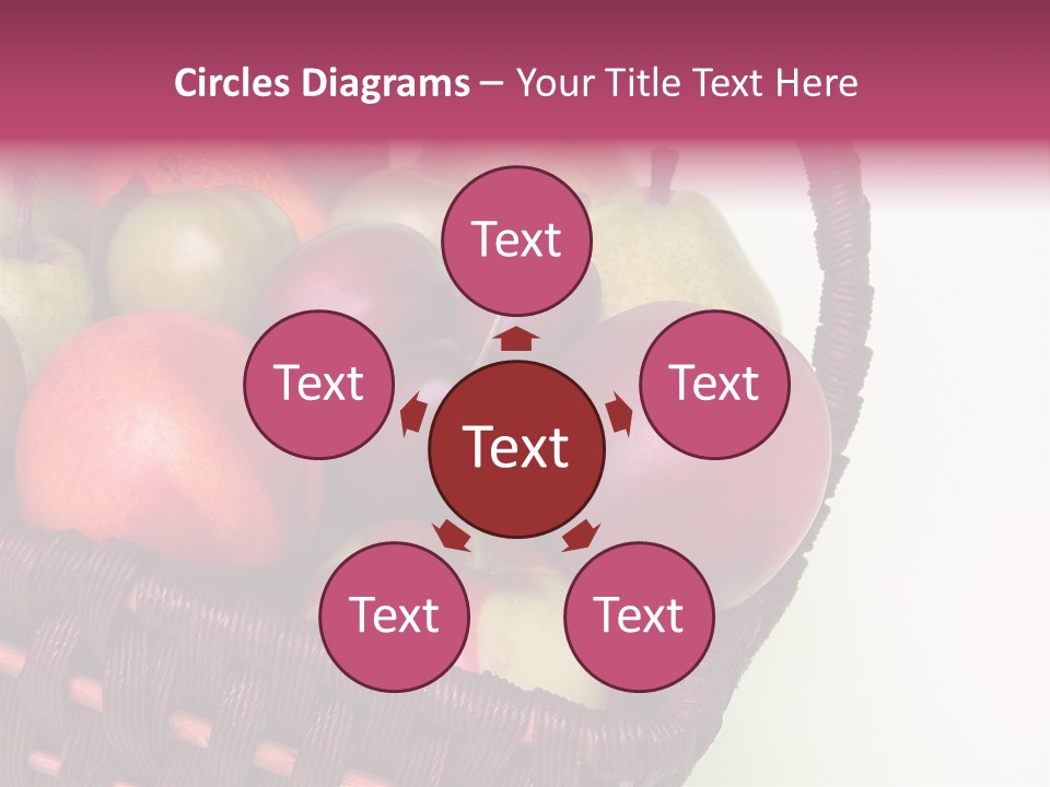 Fruits In Basket PowerPoint Template