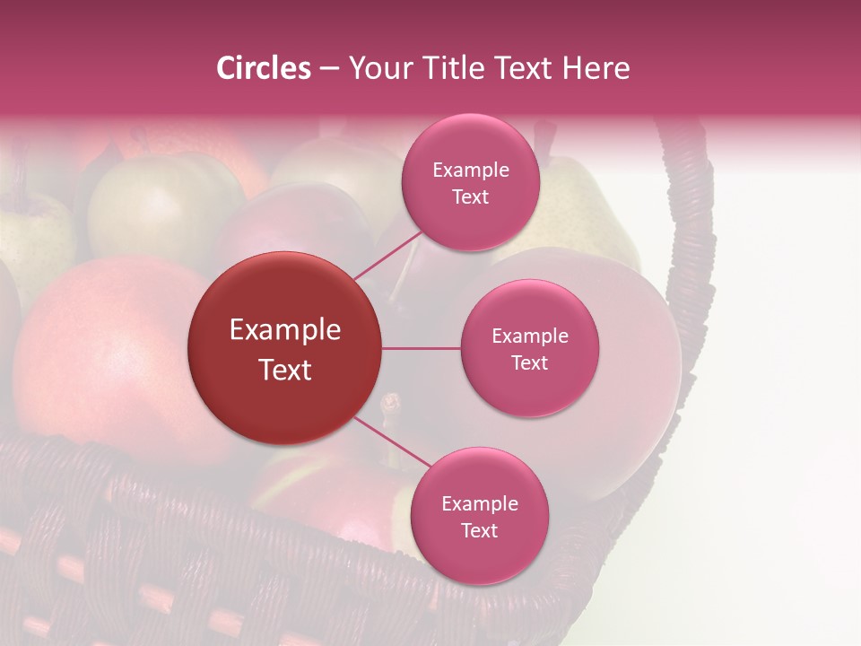 Fruits In Basket PowerPoint Template