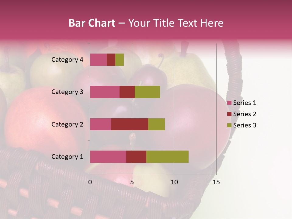 Fruits In Basket PowerPoint Template