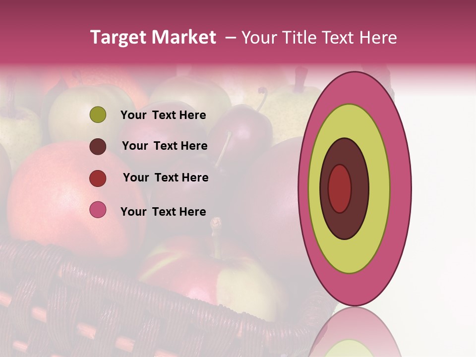 Fruits In Basket PowerPoint Template