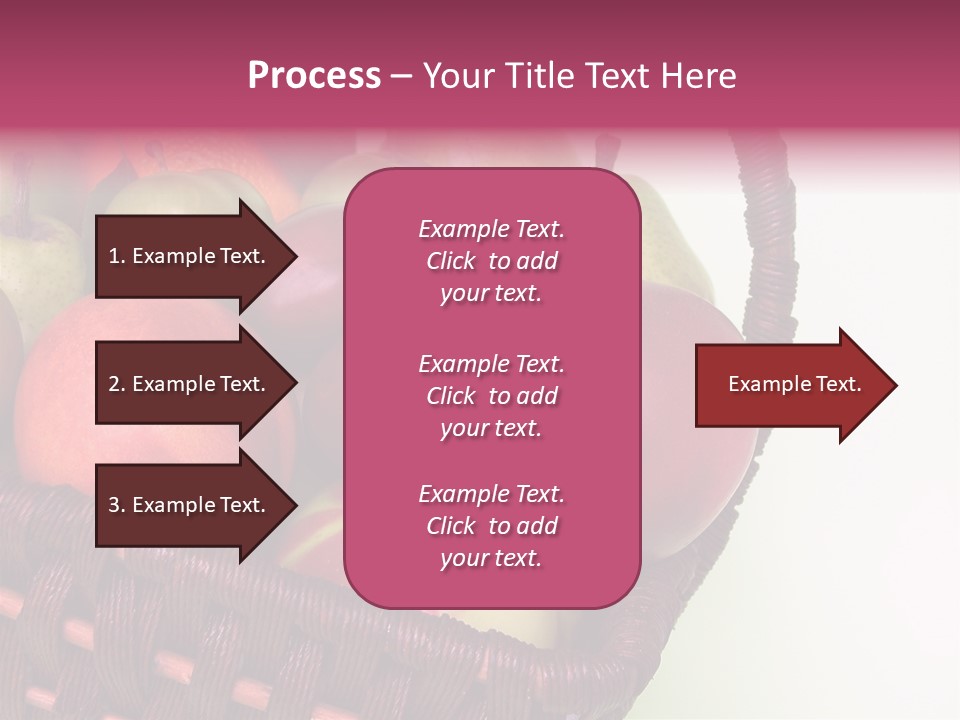 Fruits In Basket PowerPoint Template