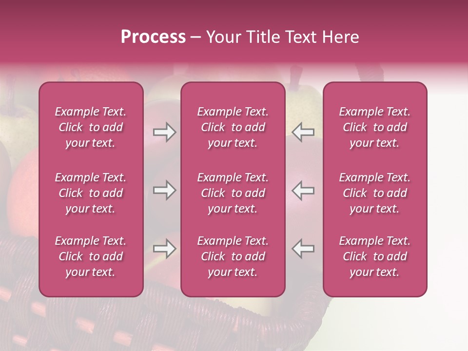 Fruits In Basket PowerPoint Template