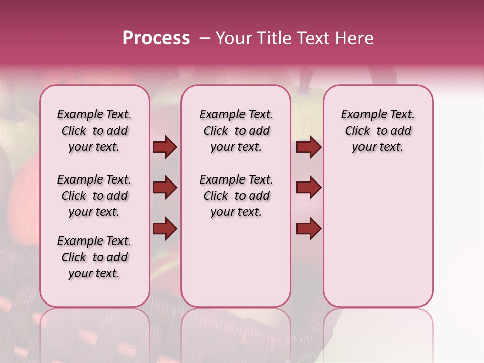 Fruits In Basket PowerPoint Template