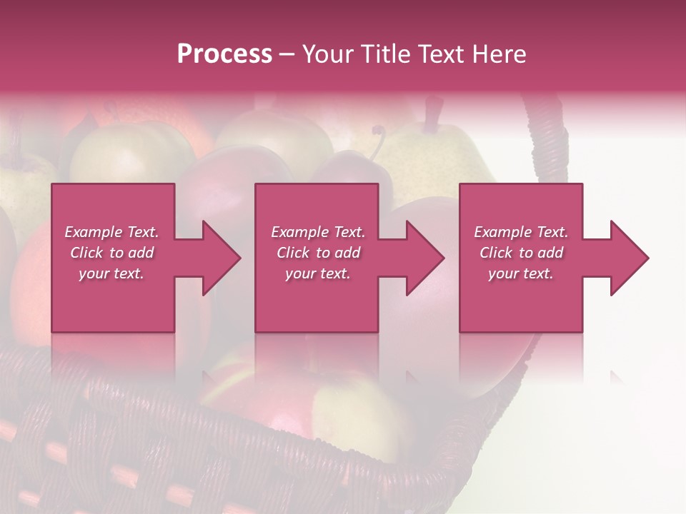 Fruits In Basket PowerPoint Template
