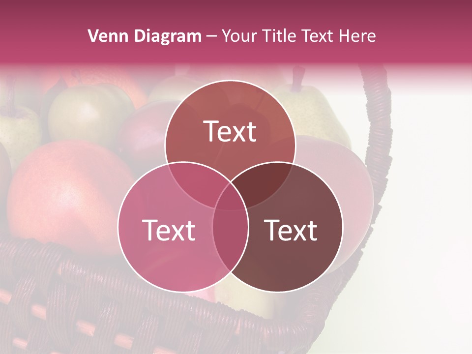 Fruits In Basket PowerPoint Template