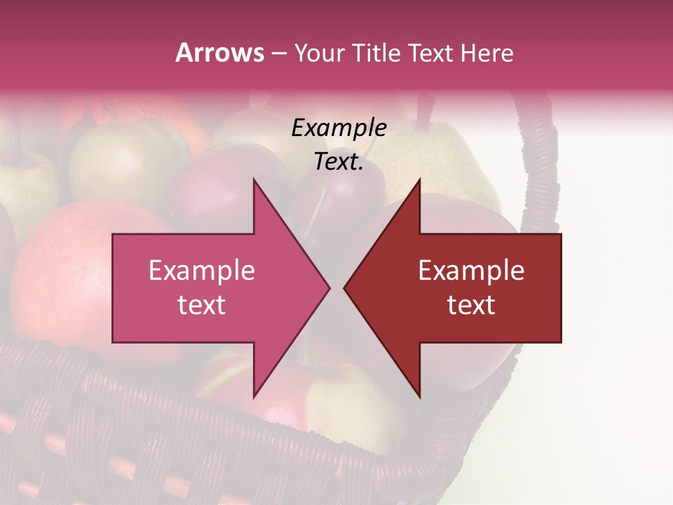 Fruits In Basket PowerPoint Template