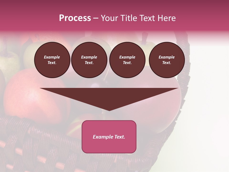 Fruits In Basket PowerPoint Template