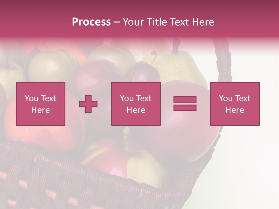 Fruits In Basket PowerPoint Template