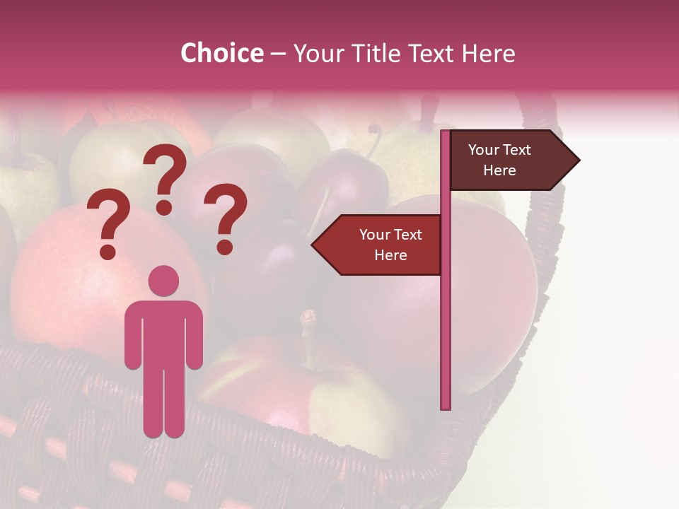 Fruits In Basket PowerPoint Template