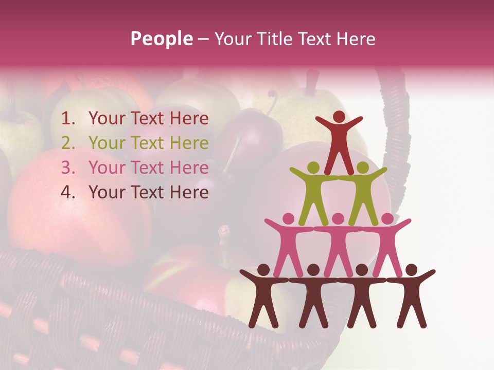 Fruits In Basket PowerPoint Template