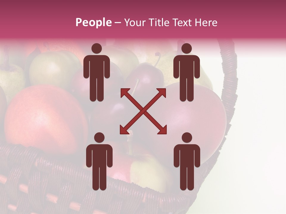 Fruits In Basket PowerPoint Template