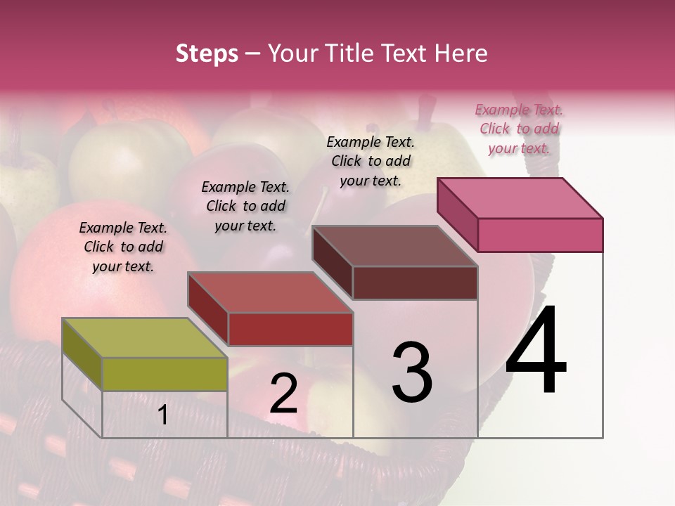 Fruits In Basket PowerPoint Template