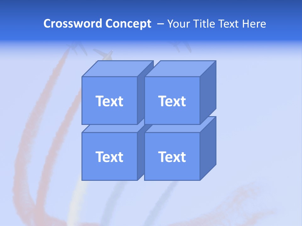 A Group Of Airplanes Flying In Formation With Colored Smoke Behind Them PowerPoint Template